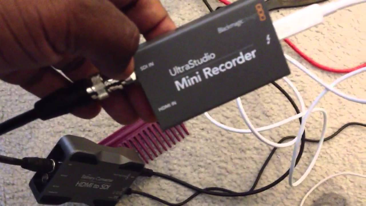 blackmagic mini recorder